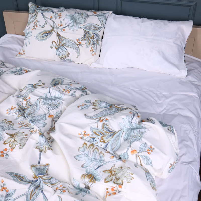 Наволочка Сатин 22-1414 Flower Sketch - 1