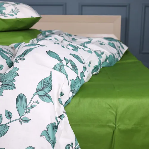 Простирадло Ranforce Elite 17-0719 Foliage on White