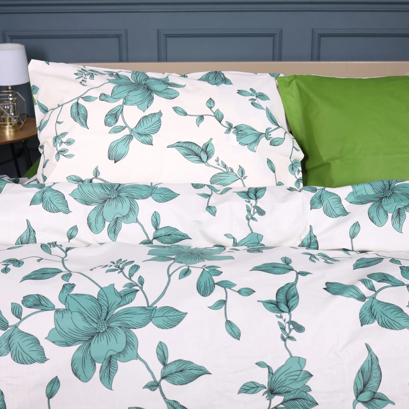 Комплект постельного белья Бязь 17-0719 Foliage on White - 2