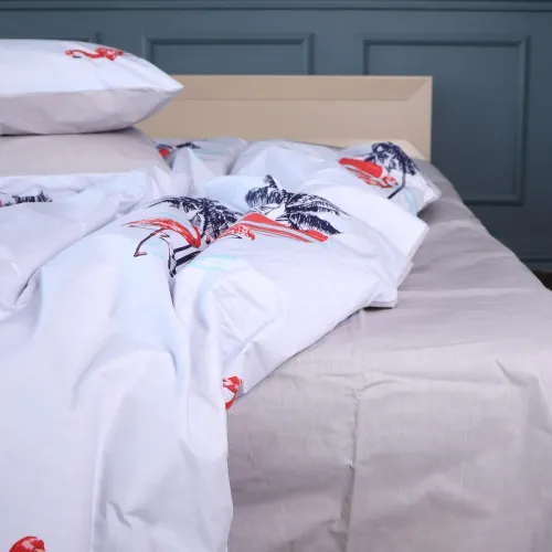 Простынь MirSon Ranforce Elite 17-0268 Garland