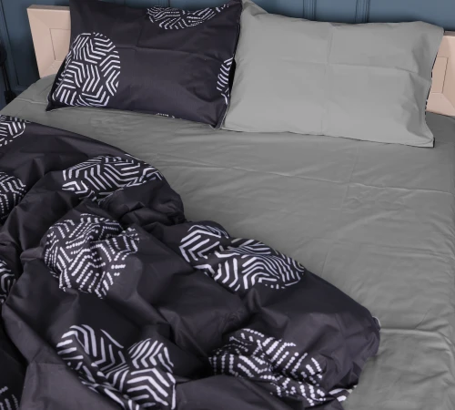 Простынь Сатин 22-1379 Geometric Circles