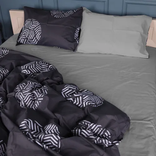 Простирадло Сатин 22-1379 Geometric Circles