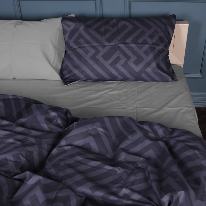 Комплект постельного белья Сатин 22-1396 Geometric Vibes - 2