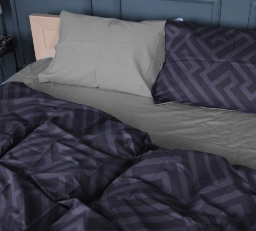 Комплект постельного белья Сатин 22-1396 Geometric Vibes - 2