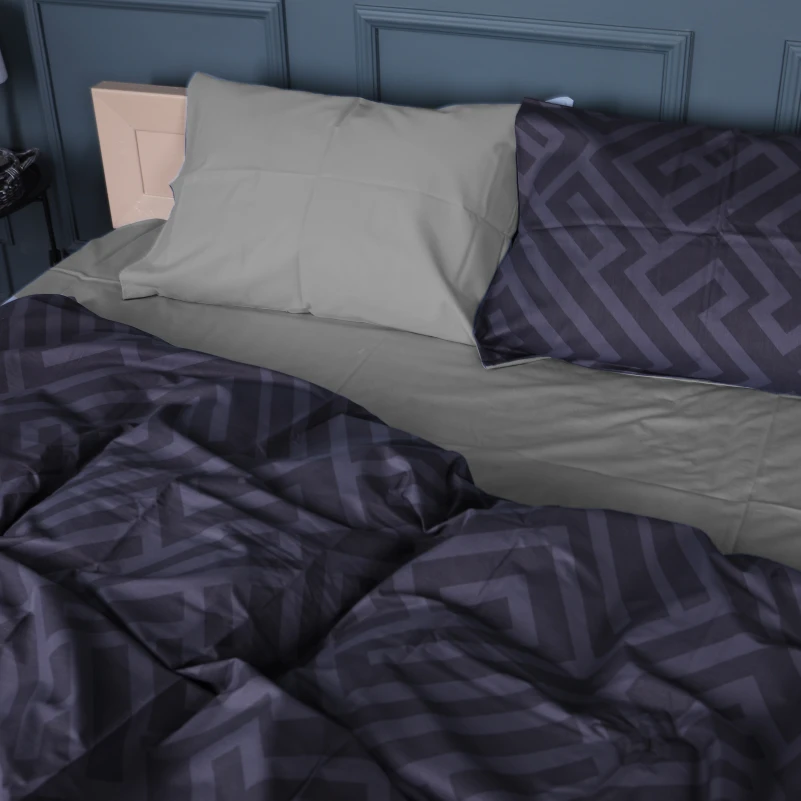 Комплект постельного белья Сатин 22-1396 Geometric Vibes - 1