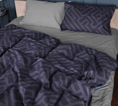 Комплект постельного белья Сатин 22-1396 Geometric Vibes