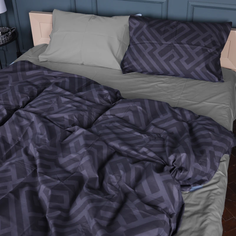 Комплект постельного белья Сатин 22-1396 Geometric Vibes