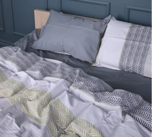 Комплект постельного белья Сатин 22-1415 Geometric comfort - 2