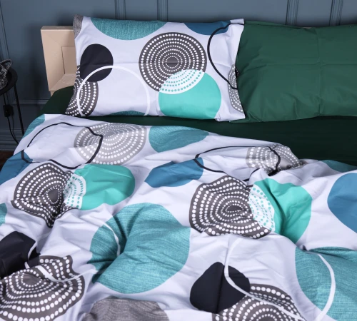 Комплект постельного белья Сатин 22-1405 Geometry Bliss - 2