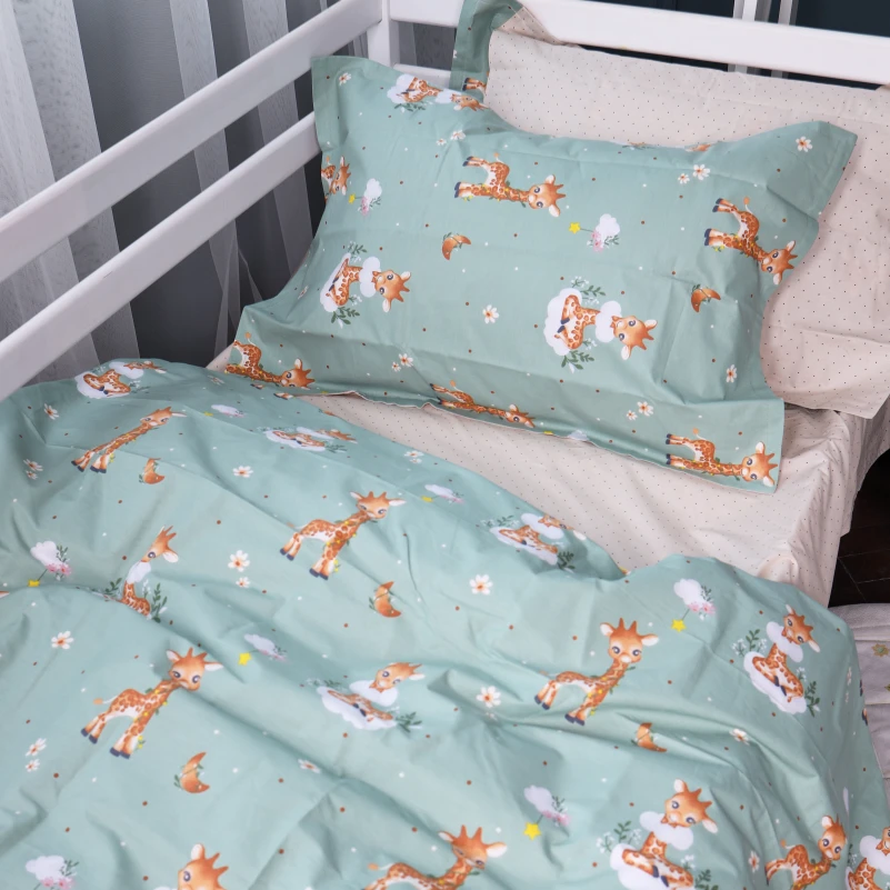 Комплект постільної білизни Poplin Line Kids Time 02 "Giraffe" - 5