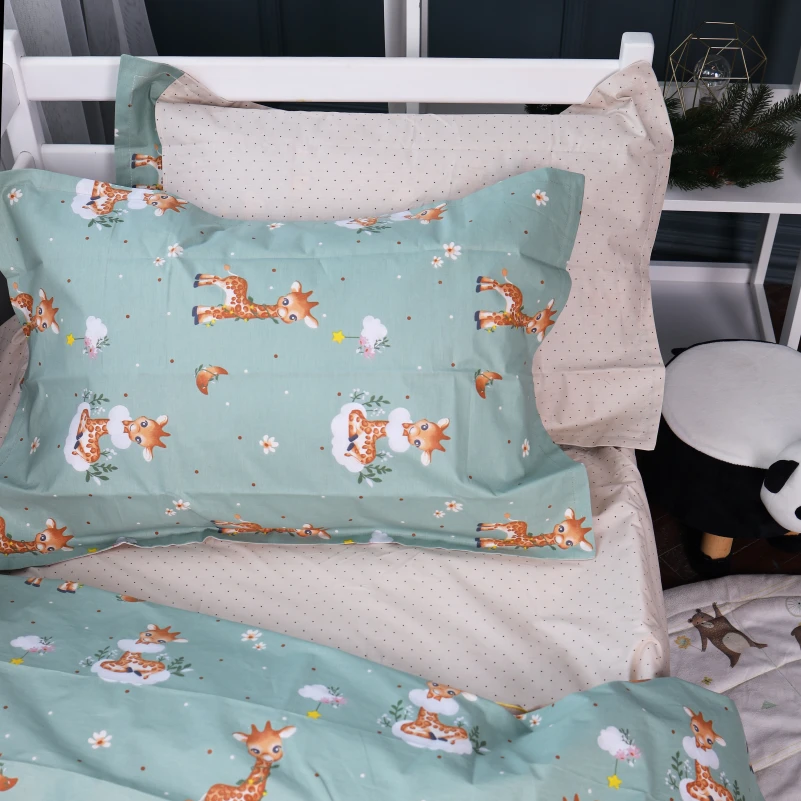 Комплект постільної білизни Poplin Line Kids Time 02 "Giraffe" - 4