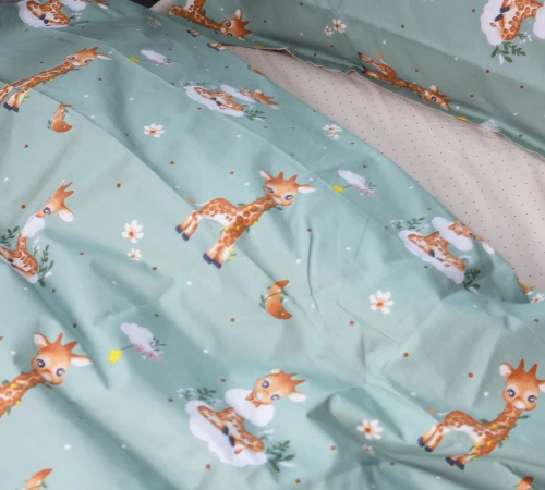 Пододеяльник Poplin Line Kids Time 02 "Giraffe" - 2