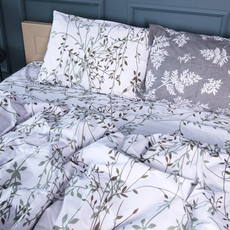 Комплект постельного белья Бязь 17-0668 Grey Blooms - 1