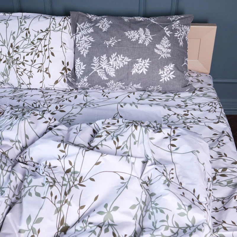 Комплект постельного белья Бязь 17-0668 Grey Blooms - 2