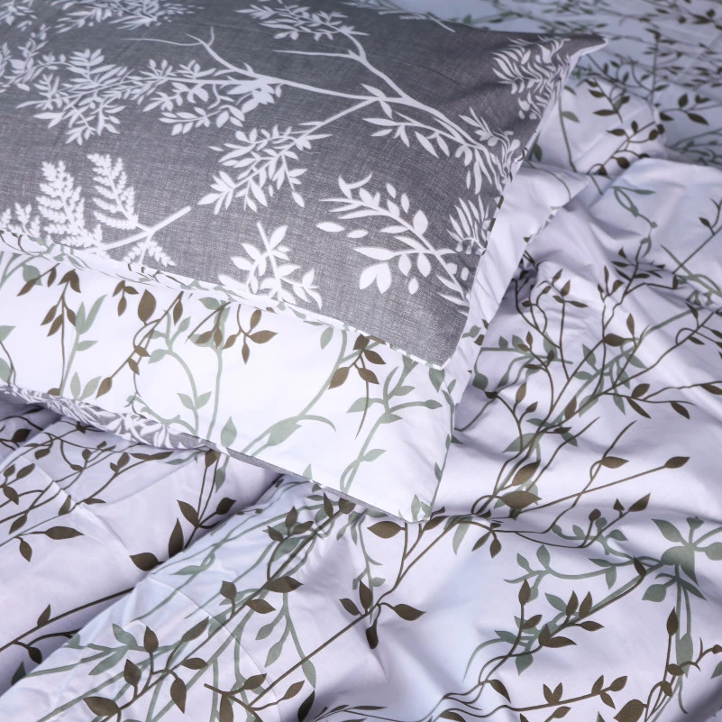 Наволочка Бязь 17-0668 Grey Blooms