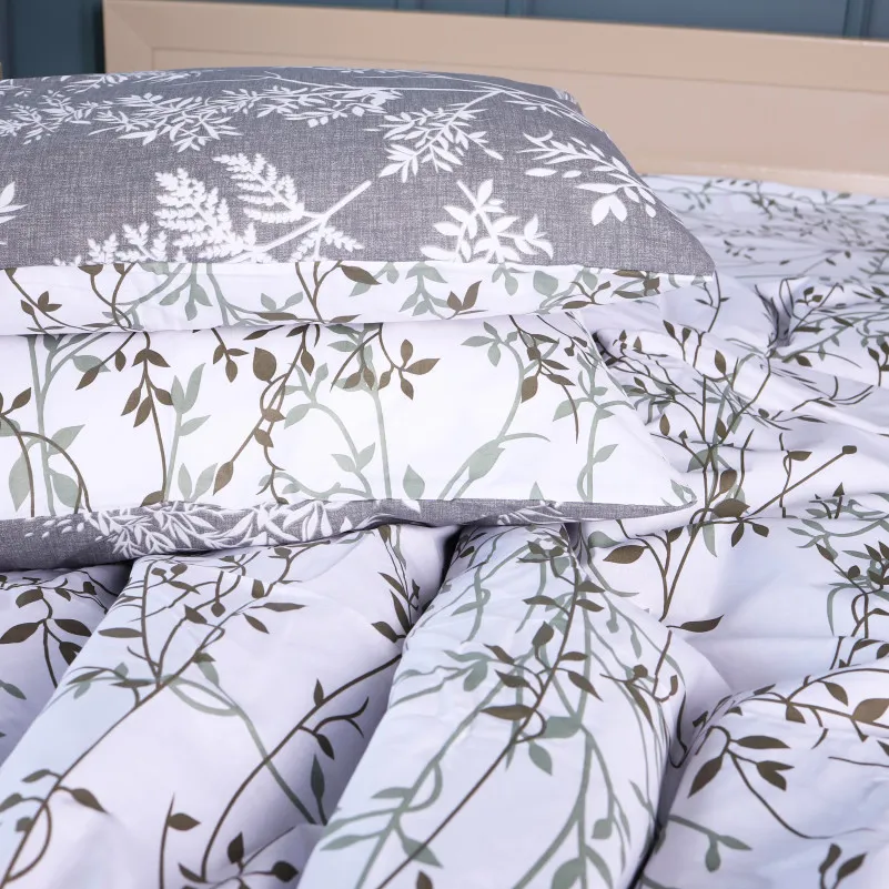 Пододеяльник Ranforce Elite 17-0668 Grey Blooms - 3