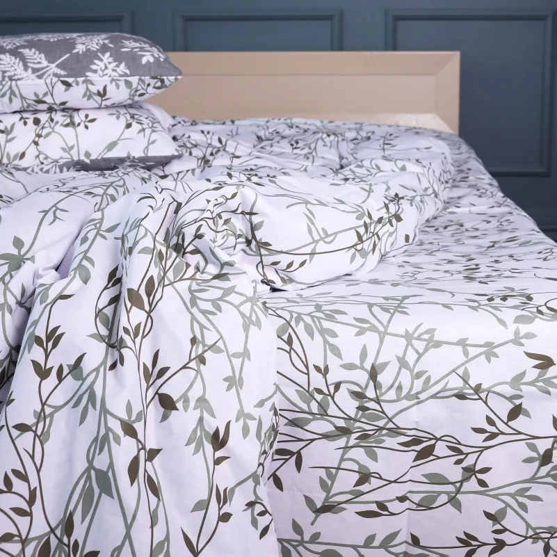 Пододеяльник Ranforce Elite 17-0668 Grey Blooms - 4