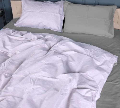 Простынь Сатин 22-1380 Grey Gleam - 2