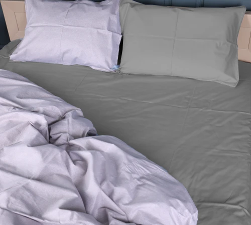 Простынь Сатин 22-1380 Grey Gleam