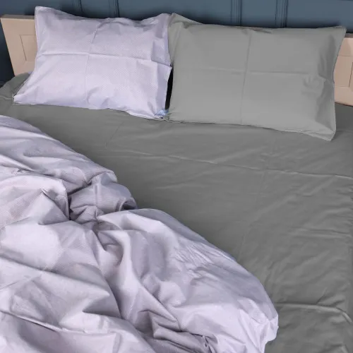 Простирадло Сатин 22-1380 Grey Gleam