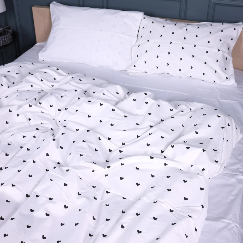 Комплект постельного белья Сатин 22-1390 Hearts and Dreams