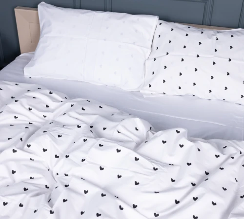 Комплект постельного белья Сатин 22-1390 Hearts and Dreams - 2