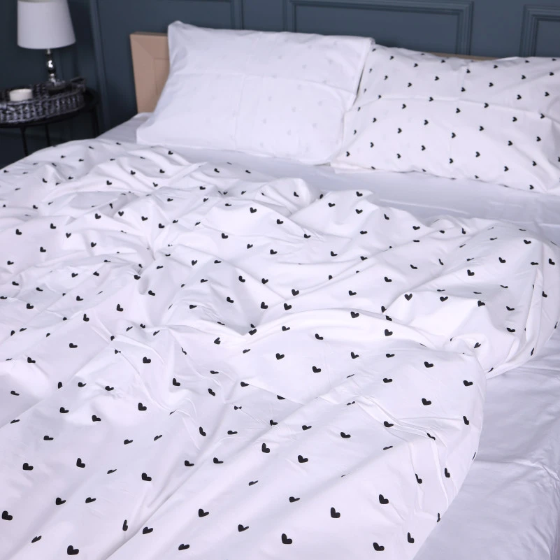 Комплект постельного белья Сатин 22-1390 Hearts and Dreams - 3