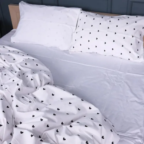 Простирадло Сатин 22-1390 Hearts and Dreams