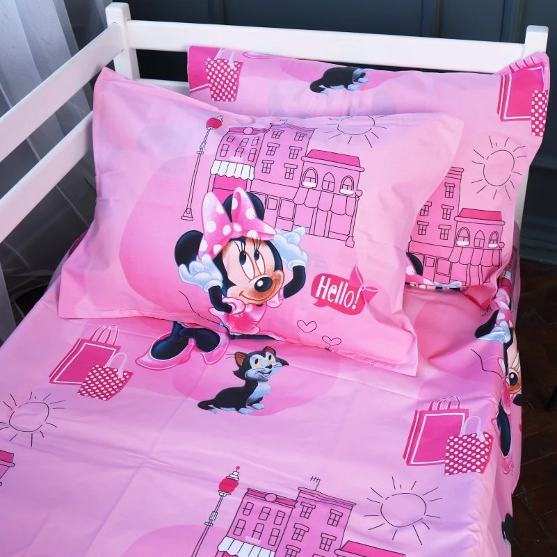 Комплект постільної білизни Бязь Kids Time 17-0703 Hello Minnie - 3