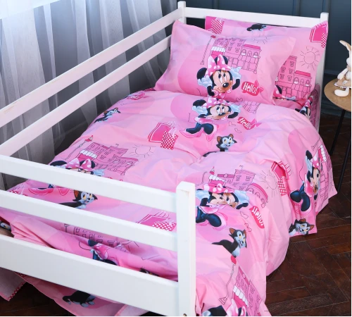 Комплект постільної білизни Бязь Kids Time 17-0703 Hello Minnie - 2