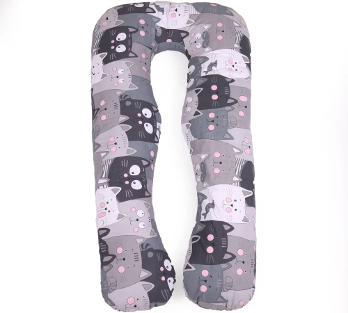 Подушка для вагітних та відпочинку U-подібна №5032 Color Line 17-0543 Hendri EcoSilk бязь