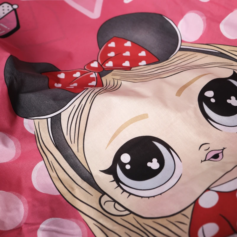 Комплект постільної білизни Бязь 17-0699 LOL Dolls - 4