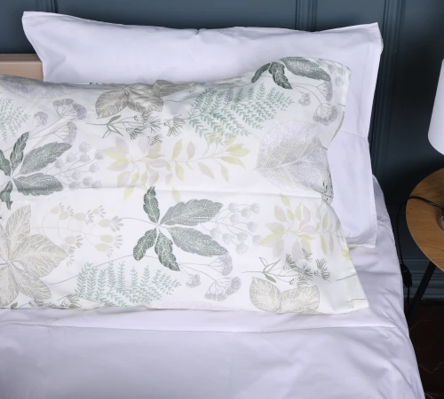 Наволочка Сатин 22-1412 Leaf ornament