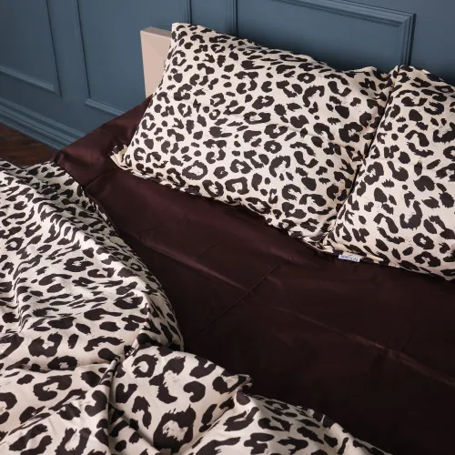 Простирадло Сатин 22-1409 Leopard Chic