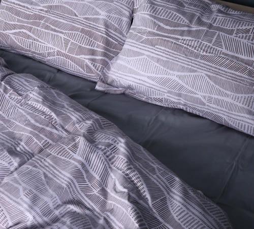 Простирадло Сатин 22-1411 Lines of Nature