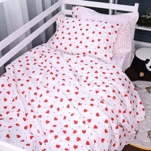 Підковдра Poplin Line Kids Time 01 "Little Hearts"
