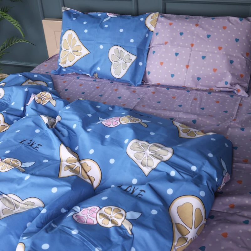 Підковдра Бязь 17-0470 Love lemon