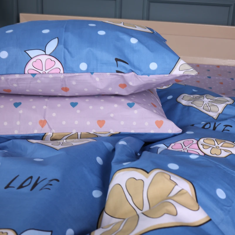 Підковдра Бязь 17-0470 Love lemon - 3