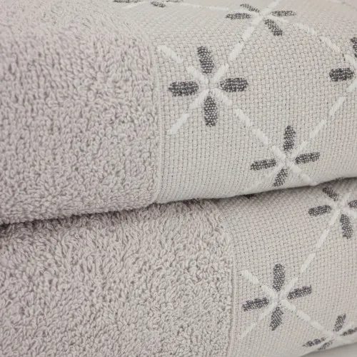 Полотенце М "Mila light gray" - 2