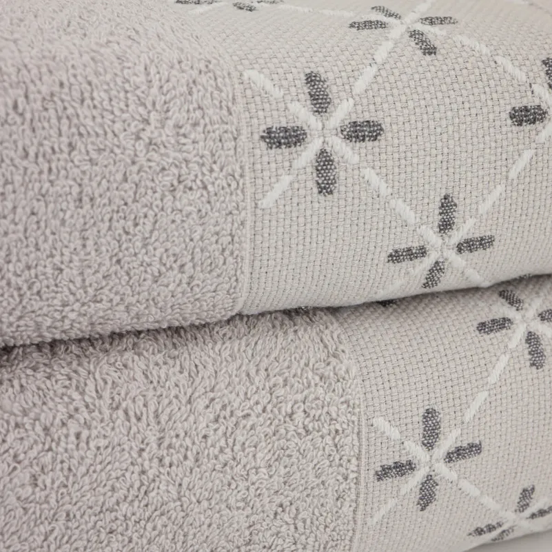 Рушник М "Mila light gray" - 1