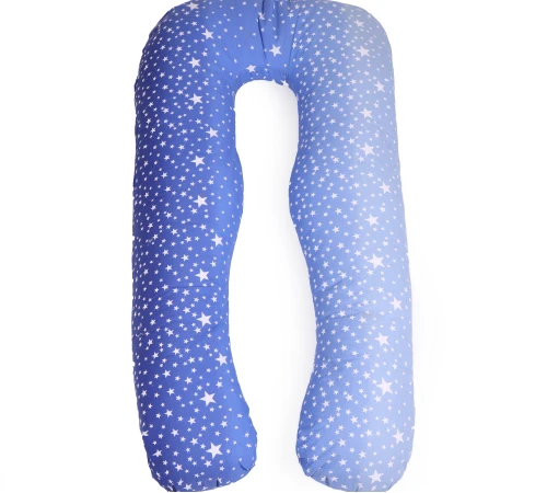Подушка для вагітних та відпочинку U-подібна №5033 Color Line 17-0432 Milky Way EcoSilk бязь