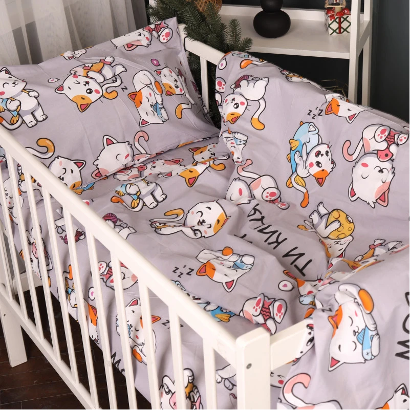 Комплект постільної білизни Бязь Kids Time 17-0690 Моя ти киця