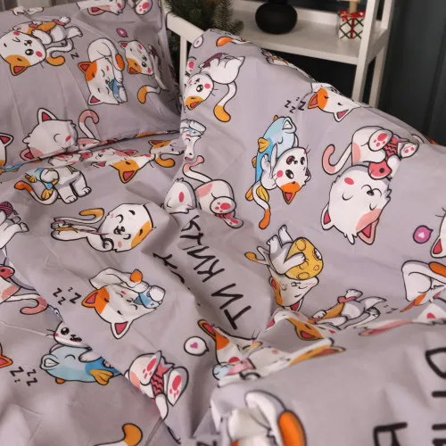 Підковдра Бязь Kids Time 17-0690 Моя ти киця - 2