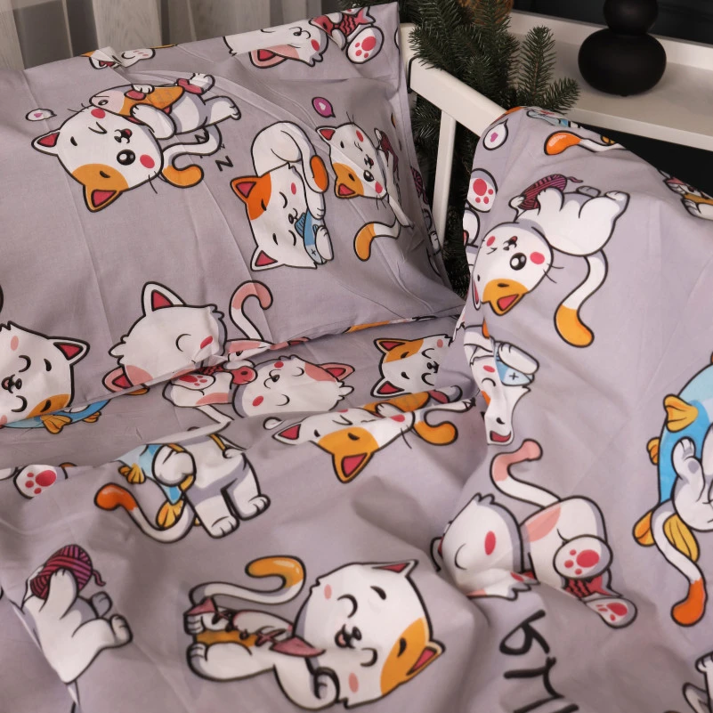 Комплект постільної білизни Бязь Kids Time 17-0690 Моя ти киця - 4