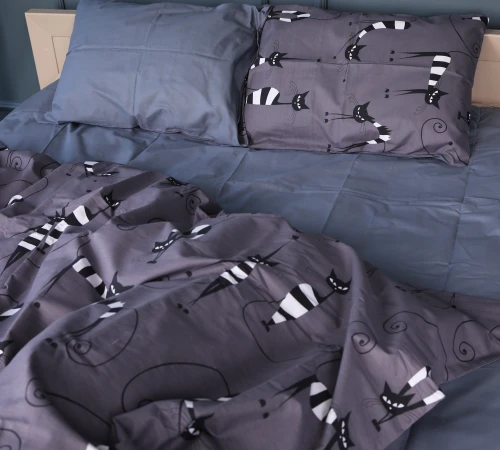 Підковдра Бязь 17-0772 Night cats