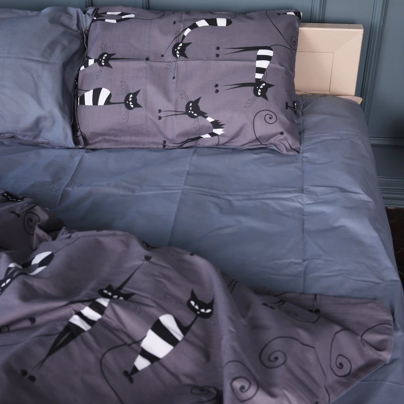 Наволочка Бязь 17-0772 Night cats - 4