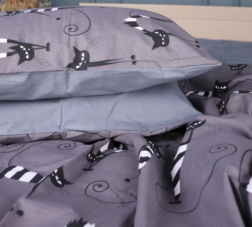 Наволочка Бязь 17-0772 Night cats