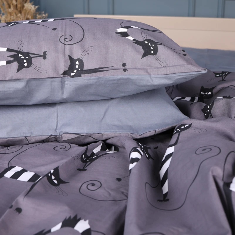 Наволочка Бязь 17-0772 Night cats