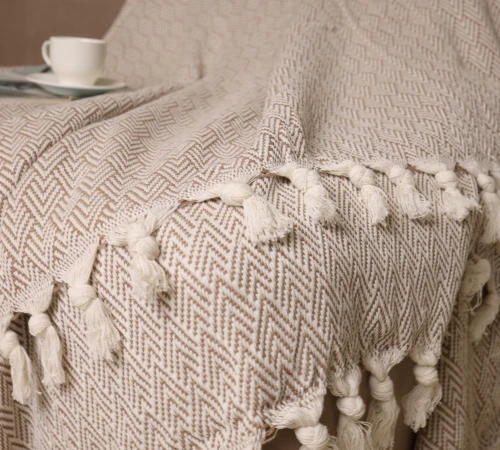 Покрывало Б "Organic Comfort Beige Christmas tree" - 2