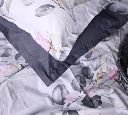 Наволочка Поплин 00-7 "Pink Flowers"